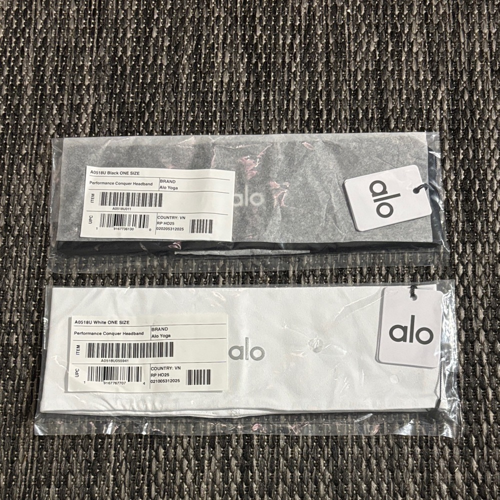 Alo yoga performance conquer headband set